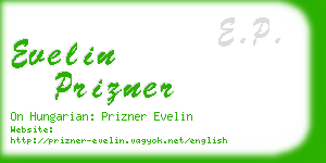evelin prizner business card